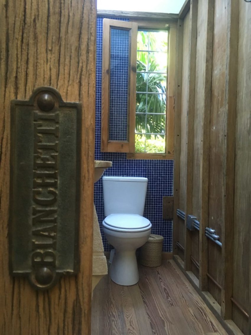 Baño de lapacho reciclado