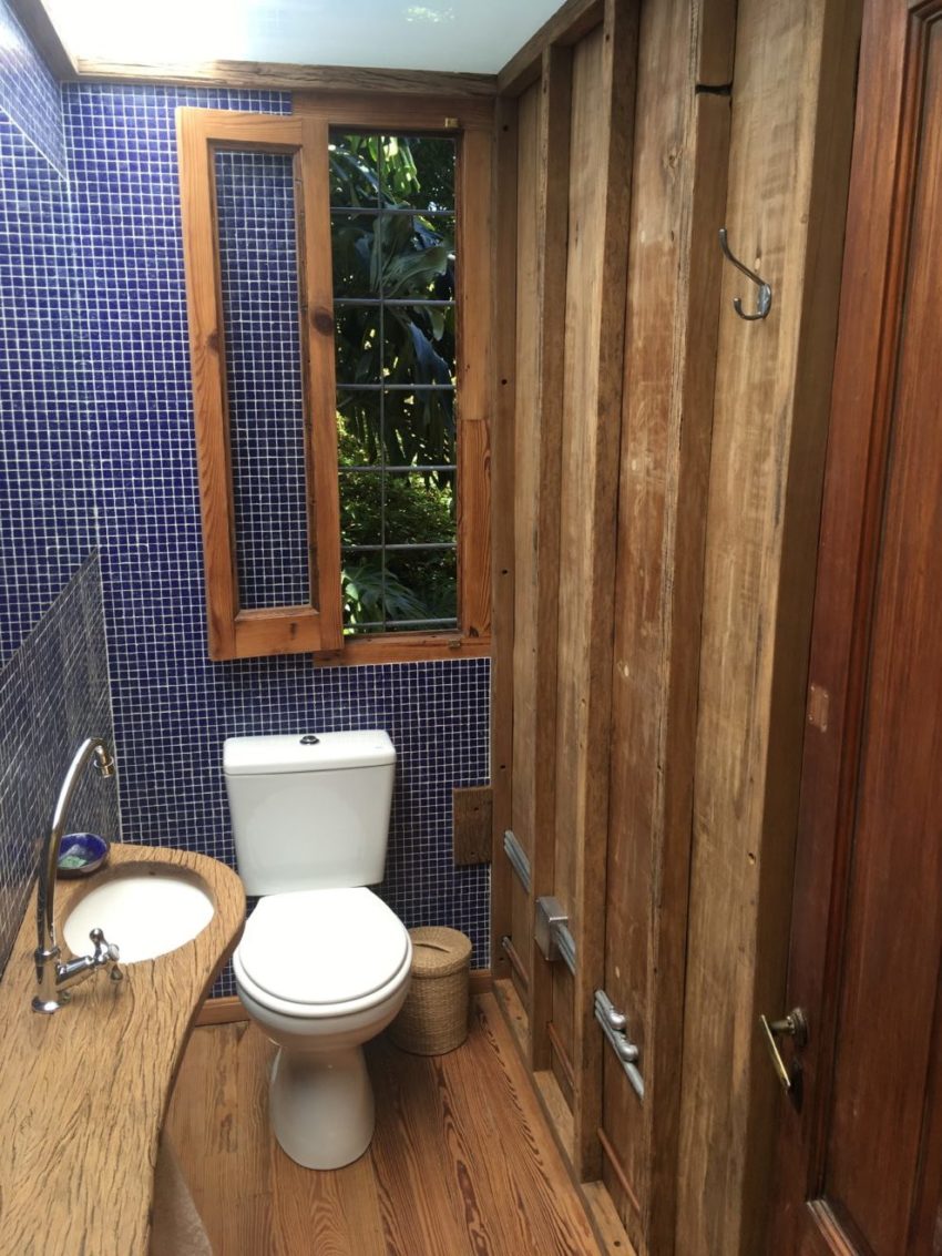 Baño de lapacho reciclado