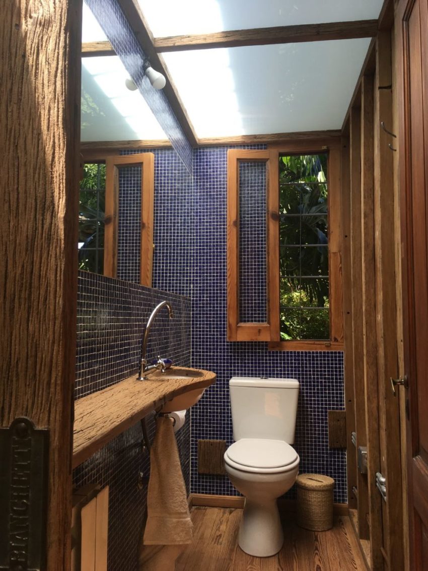 Baño de lapacho reciclado